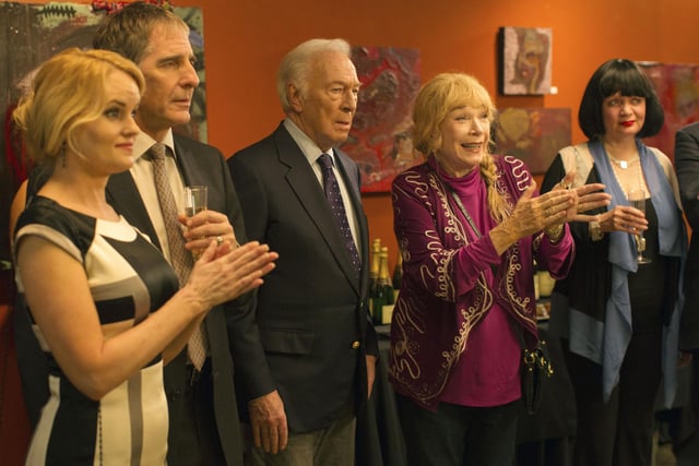 Christopher Plummer in 2014 film Elsa and Fred, with actors including Scott Bakula and Shirley Maclaine. This film was directed by Michael Radford
