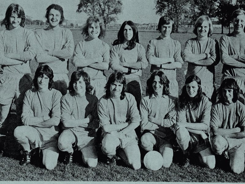 Waterlooville Colts. Back (from left): P Watsize, J Tuckey, S Smith, J Franckeiss, R Payne, K Thomson, M Winchester. Front: D Dewey, D Prew, A McLoughlin, S Smith, D Andrews, D Vine
