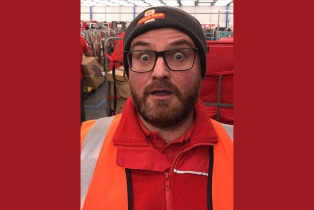 Ben Scott: This is my friend and fellow postal worker Christian. His witty banter makes the stressful times that little bit easier and the camaraderie at work is helping us all. Thanks.