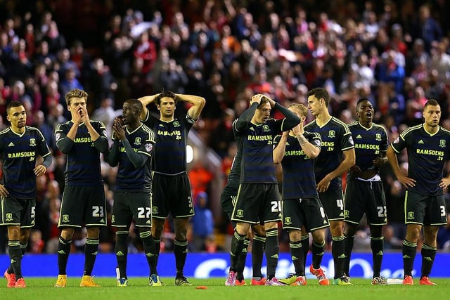 A night full of drama as Boro were eventually beaten 14-13 on penalties at Anfield. A stoppage-time equaliser from Bamford forced the shootout before Boro bowed out of the League Cup.