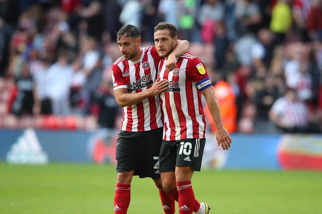 George Baldock is looking forward to Sheffield United's clash with AFC Bournemouth: Simon Bellis / Sportimage