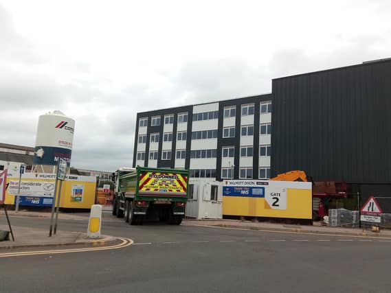 The Unversity Technical College taking shape at Waterdale, Doncaster
