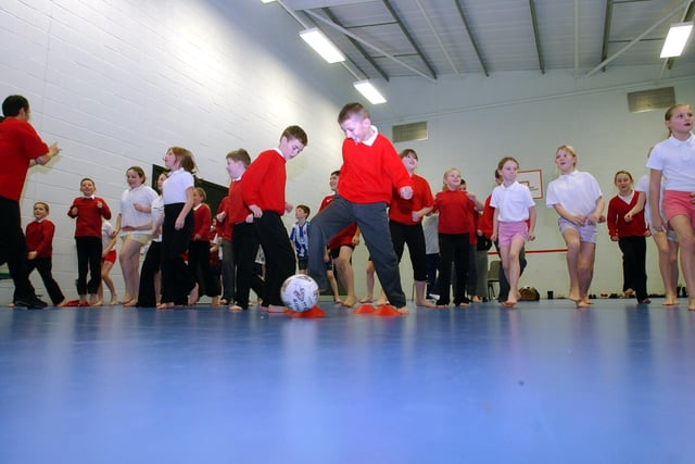 Football skills were just one part of a 2005 health and fitness event at Owton Manor Primary School 15 years ago. Were you there?