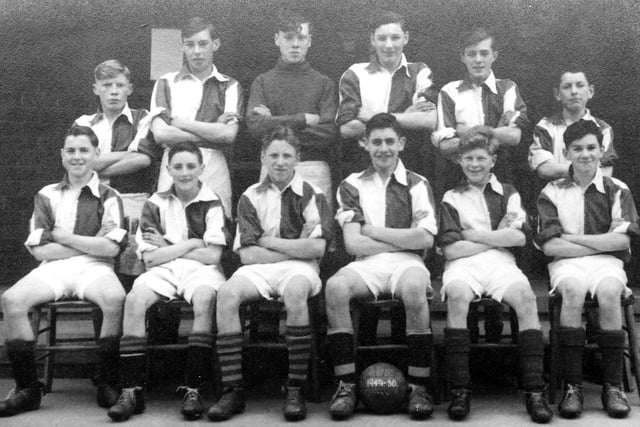 Alnwick Modern School football team, year unknown.