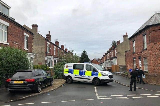 A man was shot in an incident on Harwell Road, Nether Edge, Sheffield