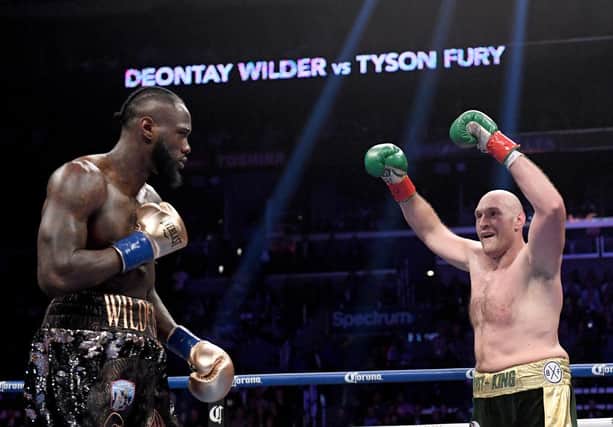 Tyson Fury and Deontay Wilder put on one hell of a show last time around. Picture:Harry How/Getty Images