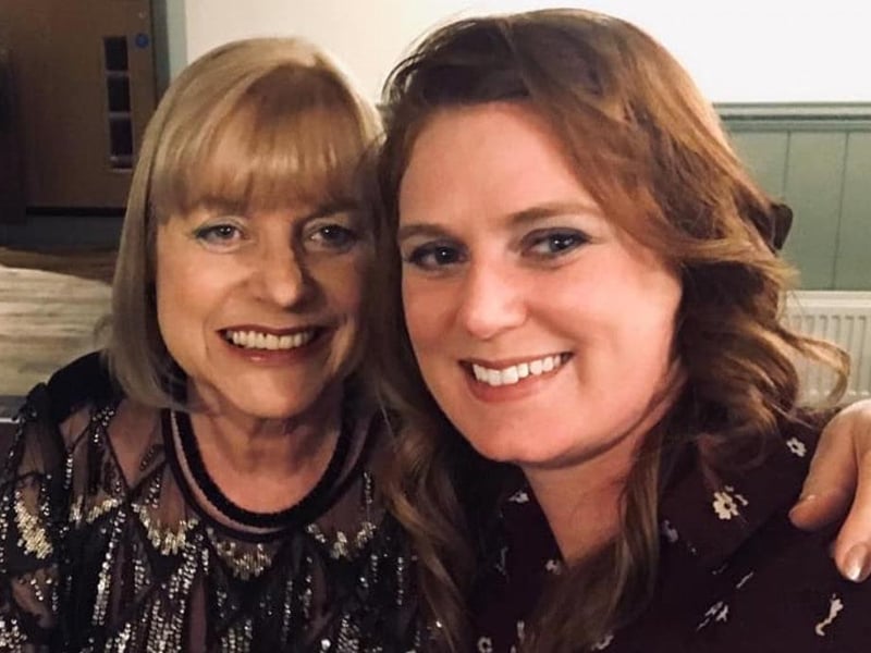 "My 'Super Mum' Elaine Brumpton, 65, from Ravenshead. Always there when I need her . . . my rock through thick and thin!!! One year on and we’ve still not been able to cuddle. Love you lots," writes daughter Sarah Marie.