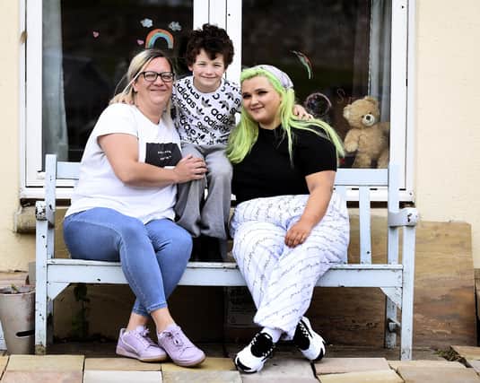 Julie O’Hara is a nurse at the ERI with two boys with learning difficulties, and was nominated as she works tirelessly to keep her family safe and entertained while also working to nurse newborn babies and their mothers through the crisis. Picture: Lisa Ferguson