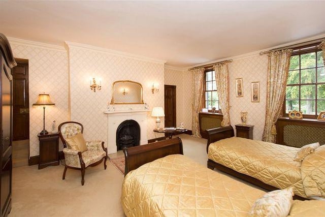 One of the five bedrooms at Ashday Hall.