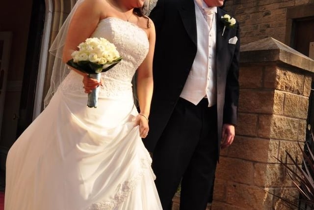 Joanne and Rob Shaw who won a £4,000 wedding at Sheffield’s Kenwood Hall Hotel enjoyed their big day in 2010