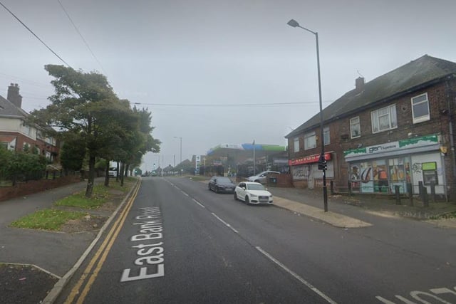 A teenager was stabbed in the face when he was attacked with a machete by two men outside a Sheffield convenience store on East Bank Road between 2.20pm and 2.50pm on March 30.
The 19-year-old victim was confronted by two men outside Gian Superstore, where one of the men produced a machete and attacked him.
The victim sustained stab wounds to his face and torso during the incident, and the two perpetrators fled the scene. 
Anyone with information can call 101, quoting crime reference number 14/62199/22.
Picture: Google