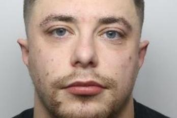 Pictured is Daniel Strutt, aged 24 at the time of sentencing, of South Street, Highfields, Doncaster, who was sentenced at Sheffield Crown Court, to 27 months of custody after he pleaded guilty to possessing class A drug cocaine with intent to supply and to possessing class B drug cannabis with intent to supply following a police raid at his home.