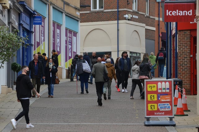 Chesterfield Town Centre is in Tier 2 of lockdown restrictions 