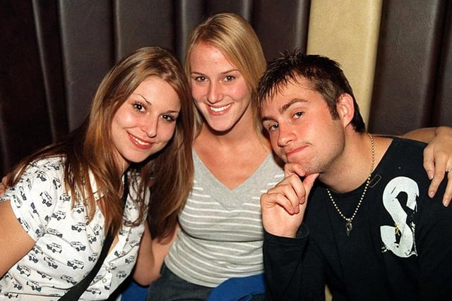 At Takapuna, Sheffield,  were, left to right: Alice, Louise and Simon, October 2003
