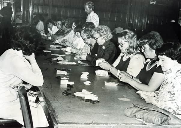 The count begins in Sheffield Town Hall in 1978