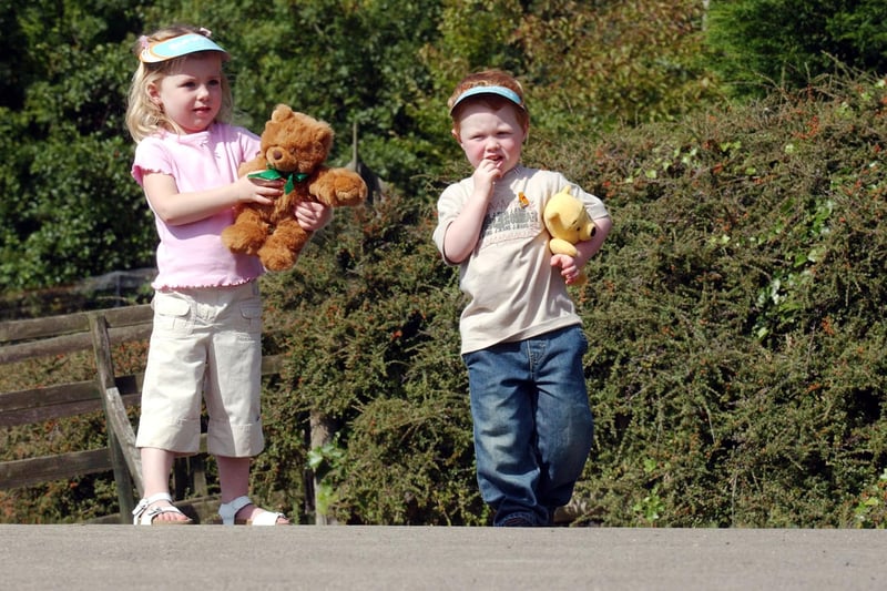 Ready Teddy go with your 2004 memories of this Teddy Bears picnic which was organised by the Thorney Close Sure Start scheme.