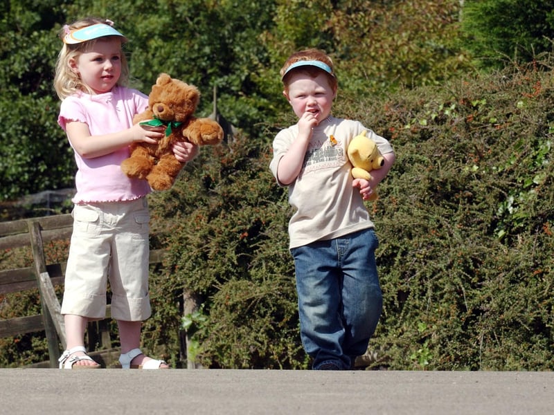 Ready Teddy go with your 2004 memories of this Teddy Bears picnic which was organised by the Thorney Close Sure Start scheme.