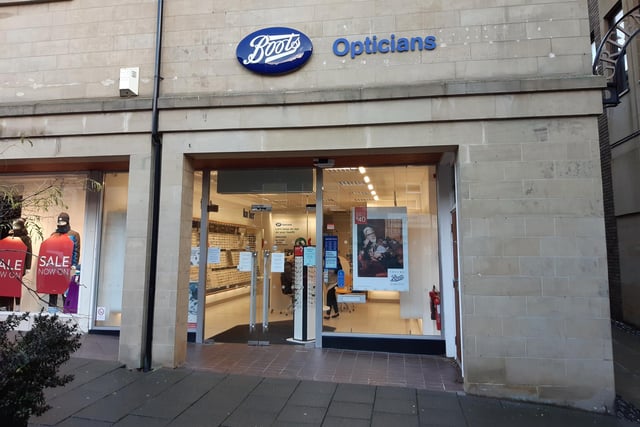 Boots Opticians is open by appointment.