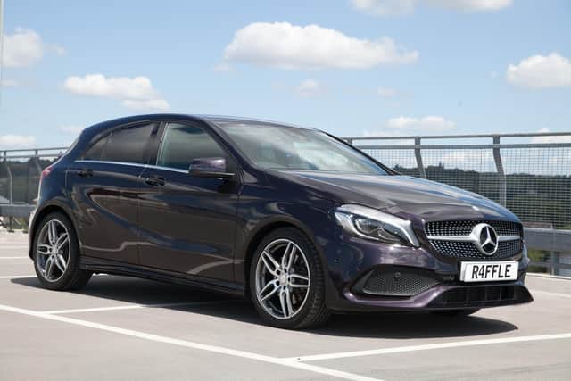 Win this Merc A 220D AMG Sport car and £1,000 cash in latest raffle draw
