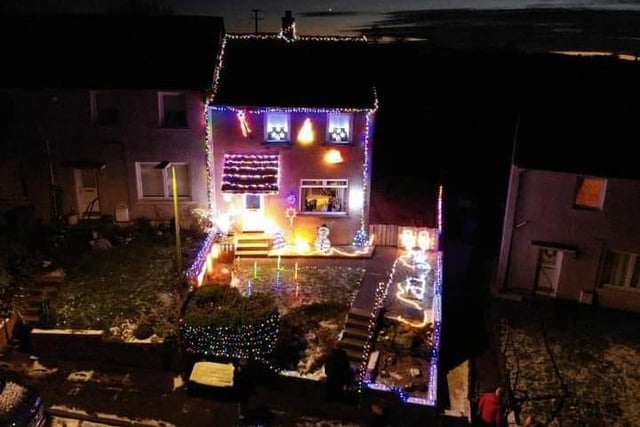 Christmas comes to Camelon courtesy of Claire Appleby