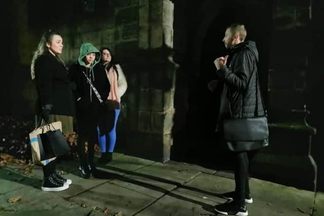 David, who is from Rotherham, said he was inspired by ghost walks in York and Edinburgh.