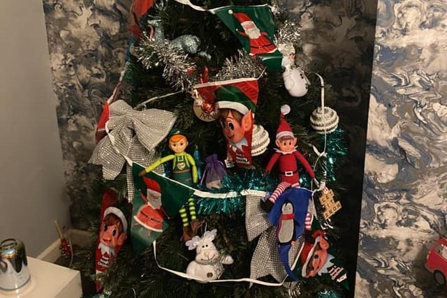 Zoe Hunter said: "Our elves redecorated the tree."