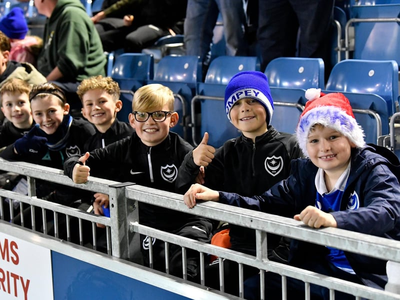 11 December 2023: the Christmas spirit descends upon Fratton Park as the Blues won 2-0.