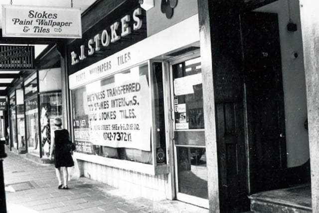 Remember geiting paint and paer from the Stokes decorating store on Knifesmithgate? Photo via Chesterfield Library\Chesterfield Borough Council.