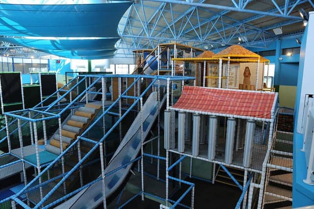 First glimpse inside the soft play Exploria attraction at the Pyramids Centre in Portsmouth. Picture: BH Live