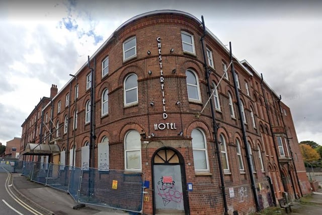 Chesterfield Hotel is earmarked for demolition in 2022 after standing empty for more than seven years.