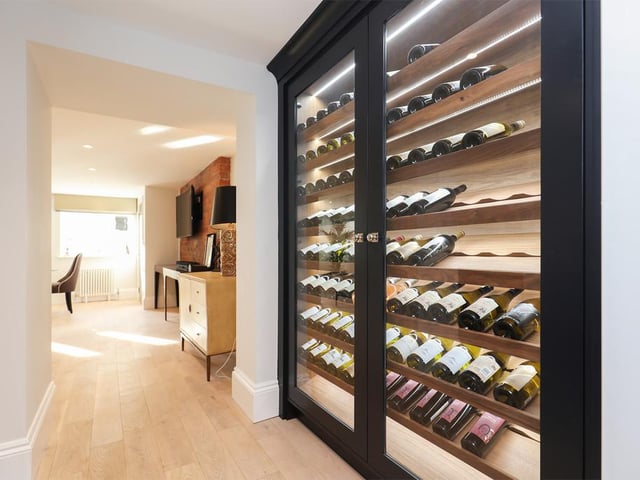 Here's a closer look at the wine chiller.
