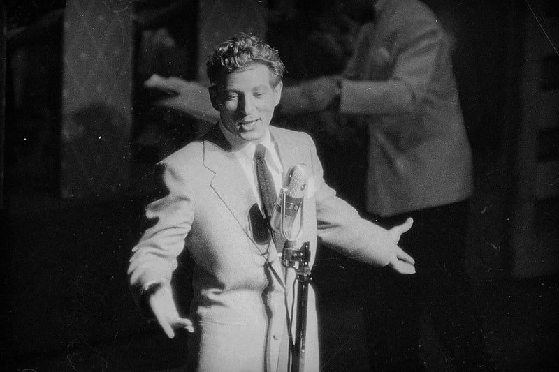 Danny Kaye was one of the biggest names in show business during the 1940s and 50s. When he visited the city to perform a string of dates at the Empire Theatre and provide the pre-match entertainment at the 1950 Glasgow Charity Cup final he was met with a crowd of 10,000 people waiting to welcome him outside the hotel. 