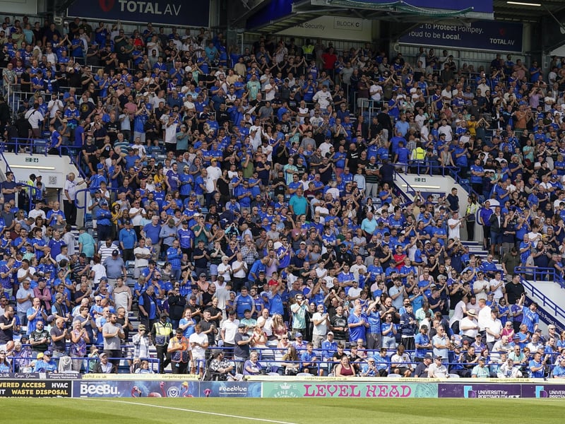 Packed out Fratton as Blues returned to PO4.