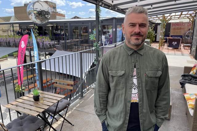 Michael Hayes of Urban Pizza Co is of the confirmed independent business owners taking on the new Sheffield Council city centre Fargate attraction designed by Steel Yard Kelham.