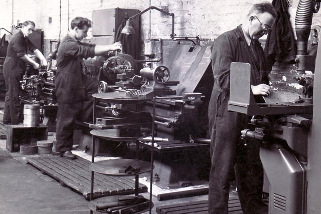 Surface Grinders at Samuel Fox, Stocksbridge, in the 1950s
Submitted Mr. R Flack