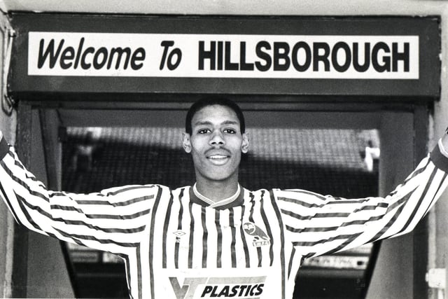 Carlton Palmer checks in at Hillsborough in February 1989.