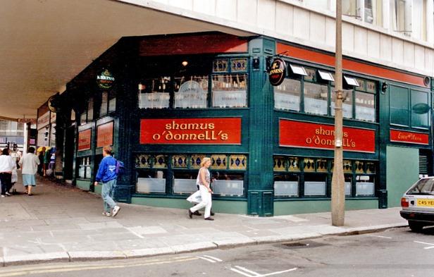 Pictured in 1996, Shamus O'Donnell's Public House,  at 23 Furnival Gate, was also at one stage known as Nelsons. Photo: Picture Sheffield