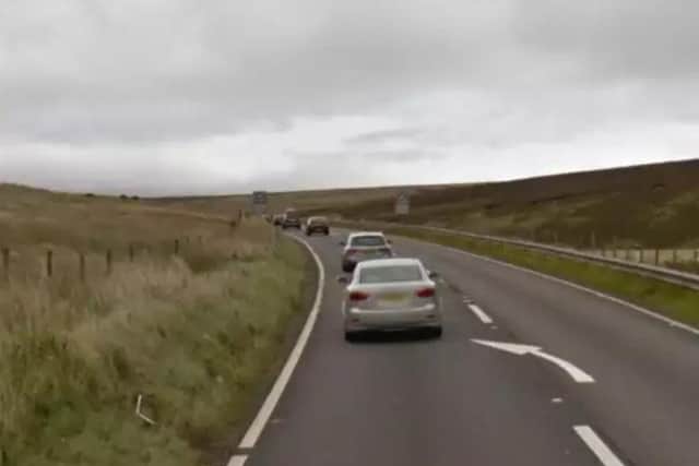 The A628 Woodhead Pass. Part of the road near the pass had to be closed to high-sided vehicles during high winds this weekend. Picture: Google