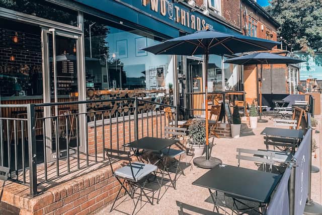 Two Thirds on Abbeydale Road has taken over 500 bookings for its outdoor area, which is fully booked when outdoor hospitality reopens on Monday, April 12