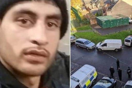 Pictured is deceased Kamran Kahn, who died aged 28, after he was found with a fatal stab wound at a property on Club Garden Road, Highfield, Sheffield, near Sharrow, on November 15, 2020.