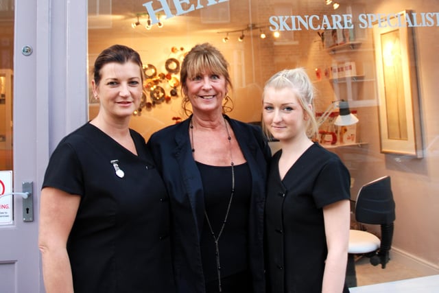 Pictured, left to right in 2007, were three generations of proud beauty therapists Debbie Swindell, Jacqui Gresty and Gemma Swindell who all trained at Chesterfield College.