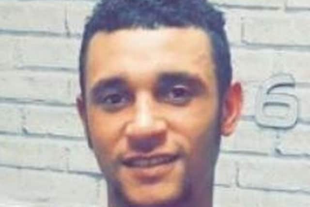 Pictured is murder victim Jordan Marples-Douglas, of Woodthorpe Road, near Richmond, Sheffield, who died aged 23 after he was stabbed to death at his home.