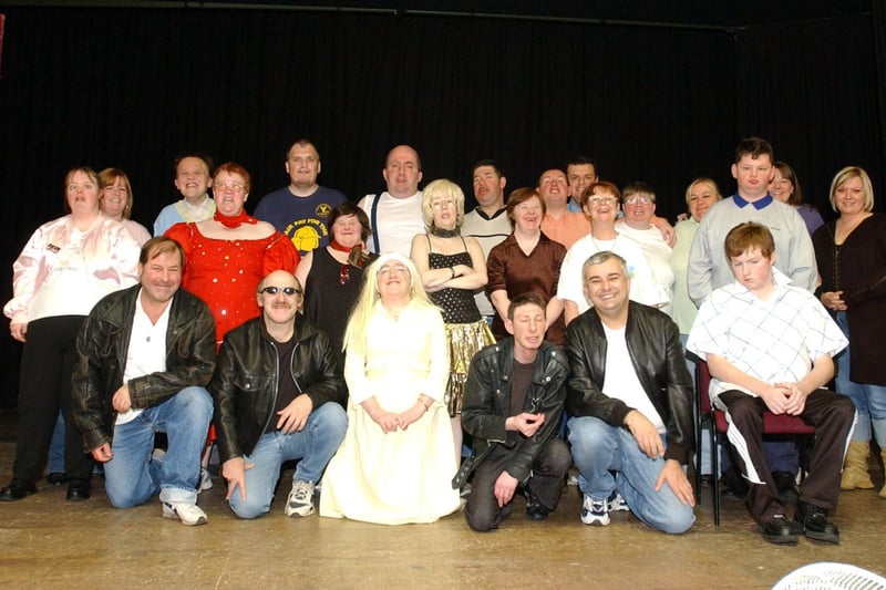 Jarrow All Stars in rehearsal for their production of Grease in 2004. Can you spot someone you know?