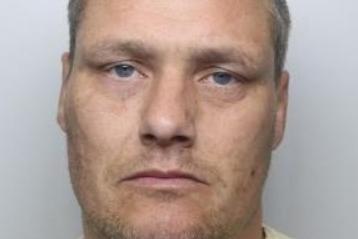 Thug Garry Devy, pictured, who has alcohol and drug issues has been put behind bars after he punched a man in the street in an unprovoked attack. Sheffield Crown Court heard on October 13 how Devy, aged 40, of Schofield Street, Mexborough, near Rotherham and Doncaster, punched the man on Silver Street, in Doncaster city centre, and knocked him to the ground. Devy was sentenced to 12 months of custody after he pleaded guilty to assault occasioning actual bodily harm.