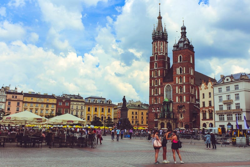 Flights from Newcastle to Krakow in Poland are available during October half term with Jet2.