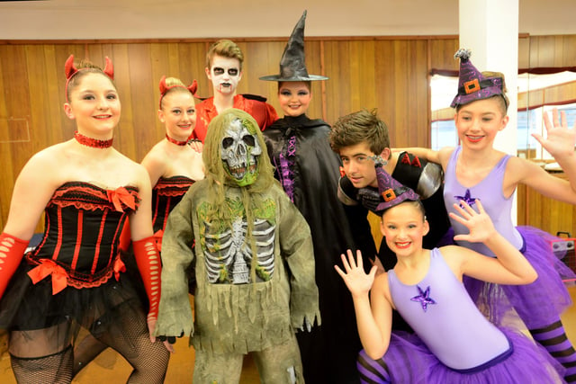 Members of the Kathleen Davis Stage School who were set to take part in a Halloween show at the Empire Theatre in 2013. Are you pictured?