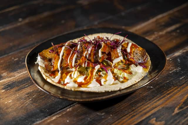 'Make No Bones' vegan Gyros Kebab. Picture Scott Merrylees