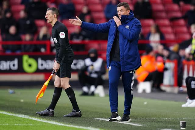 Sheffield United manager Paul Heckingbottom during the Sky Bet Championship match against Bristol City at Bramall Lane, Sheffield: David Davies/PA Wire.