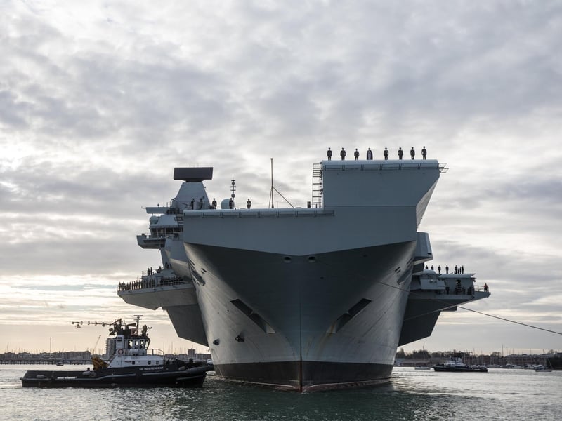 The Queen Elizabeth Class have a 50-year service life. That means the last captain is likely not yet born and there will be crew members whose parents are not yet born - she will be sailing the seas until the 2070s.