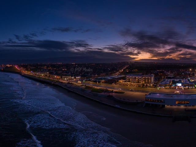 A breath of sea air at Sunderland's coast.